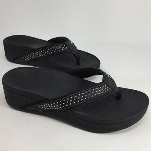 Vionic Pacific Kehoe Sandals Studded Thong Wedge